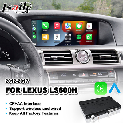 Lexus LS600H LS460 AWD F Sport LS 2012-2017 এর জন্য ওয়্যারলেস কারপ্লে ইন্টারফেস