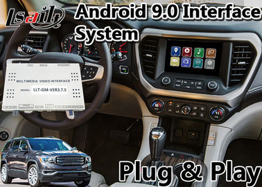 GMC Acadia Carplay ভিডিও ইন্টারফেসের জন্য Lsailt Android 9.0 Car Gps নেভিগেশন বক্স