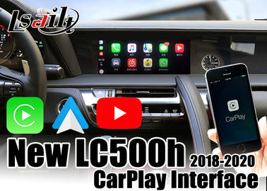 ইউটিউবের সাথে Lexus LC500h 2018-2020 এর জন্য CarPlay/Android অটো কার মাল্টিমিডিয়া নেভিগেশন