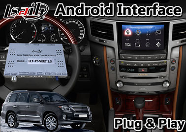 GPS নেভিগেশন ইউটিউব ওয়াইফাই সাপোর্ট সহ 2012-2015 Lexus LX570 এর জন্য Lsailt Android ভিডিও ইন্টারফেস ADAS এবং Carplay যোগ করুন