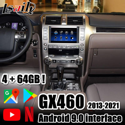 GX460-এর জন্য Lsailt PX6 Lexus ভিডিও ইন্টারফেস অন্তর্ভুক্ত CarPlay, Android Auto, YouTube, Waze, NetFlix 4+64GB