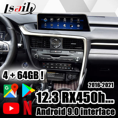 Lsailt CarPlay/ Android ভিডিও ইন্টারফেসে NetFlix, YouTube, Waze, Lexus 2013-2021 RX450h RX350 এর জন্য গুগল ম্যাপ অন্তর্ভুক্ত