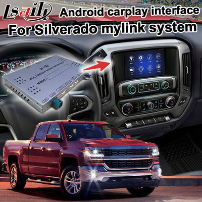 রিয়ারভিউ ওয়াইফাই ভিডিও মিরর লিঙ্ক সহ Chevrolet Silverado ভিডিও ইন্টারফেসের জন্য Android 9.0 নেভিগেশন বক্স