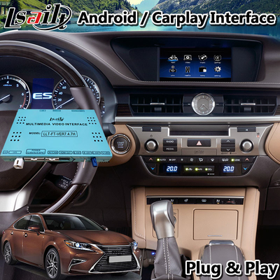 Lexus ES250 মাউস কন্ট্রোল 2013-2018 কার GPS নেভিগেশনের জন্য 4+64GB Lsailt Android ভিডিও অটো ইন্টারফেস
