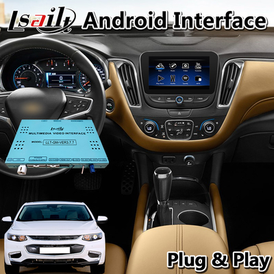 অ্যান্ড্রয়েড অটো নেভিগেশন সহ শেভ্রোলেট মালিবু ইকুইনক্স তাহোর জন্য Lsailt Android Carplay ভিডিও ইন্টারফেস