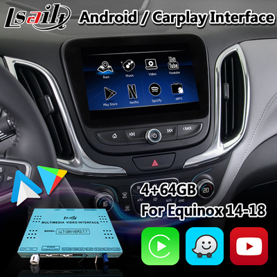 জিপিএস নেভিগেশন সহ শেভ্রোলেট ইকুইনক্স মালিবু ট্রাভার্সের জন্য Lsailt Android Carplay মাল্টিমিডিয়া ইন্টারফেস