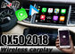অ্যান্ড্রয়েড অটো ইউটিউব প্লে বক্স সহ 2018 ইনফিনিটি QX50 ওয়্যারলেস কারপ্লে ইন্টারফেস