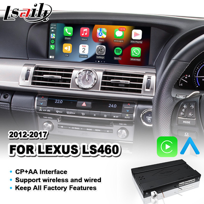 Lexus LS 460 600h LS460 F-Sport AWD 2012-2017 এর জন্য ওয়্যারলেস অ্যান্ড্রয়েড অটো কারপ্লে ইন্টারফেস