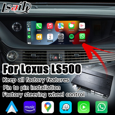 Lexus LS500 LS500h LS350 ওয়্যারলেস কারপ্লে অ্যান্ড্রয়েড অটো স্ক্রিন মিররিং ইন্টারফেস