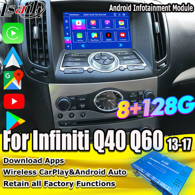 ইনফিনিটি Q40 Q60 G37 G35 ইনফোটেন্টমেন্ট মডিউল ইন্টিগ্রেটেড ওয়্যারলেস কারপ্লে