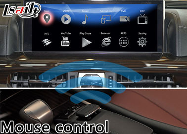 Lsailt Android 9.0 Car GPS নেভিগেশন ইন্টারফেস Lexus LX570 মাউস কন্ট্রোলের জন্য 2016-2020 মডেল Youtube Waze LX 570