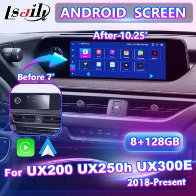 2018-2021 এর জন্য Lsailt Android Carplay মাল্টিমিডিয়া স্ক্রীন Lexus UX 300e UX200 UX250h UX300e