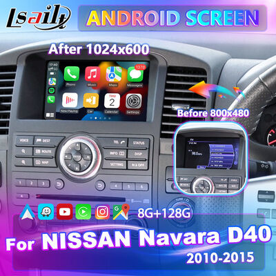 2010-2015 Nissan Navara D40 এর জন্য Lsailt Android Carplay মাল্টিমিডিয়া স্ক্রীন