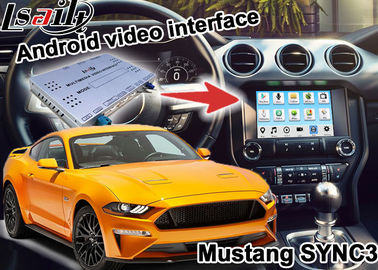 Mustang SYNC 3 Android GPS নেভিগেশন বক্স WIFI BT Google অ্যাপস ভিডিও ইন্টারফেস ওয়্যারলেস কারপ্লে