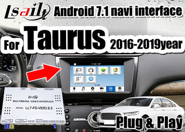 Android 7.1/ 9.0 Ford নেভিগেশন ইন্টারফেস Taurus 2016-2020 Sync3 সমর্থন প্লে স্টোর, spotify, Youtube