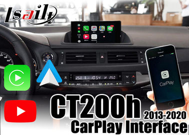 হালকা ওজনের Lsailt Carplay ইন্টারফেস ওয়্যারলেস / Lexus CT200h 2013-2020 এর জন্য তারযুক্ত