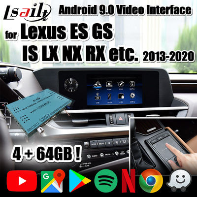 YouTube, NetFlix, Waze NX LX GX RX LC CT RC LS সহ Lexus-এর জন্য 4GB CarPlay/Android মাল্টিমিডিয়া ইন্টারফেস
