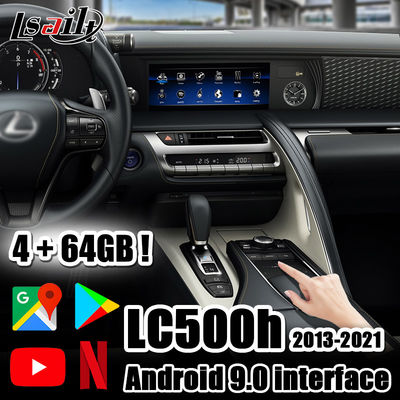 LEXUS LX570 LC500h 2013-2021 এর জন্য GPS Android Box CarPlay, YouTube, Android Auto-এর সাথে Lsailt-এর Android ভিডিও ইন্টারফেস
