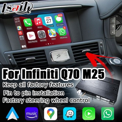 ইনফিনিটি Q70 M35 M37 নিসান ফুগা ওয়্যারলেস কারপ্লে অ্যান্ড্রয়েড অটো সলিউশন IT08 08IT