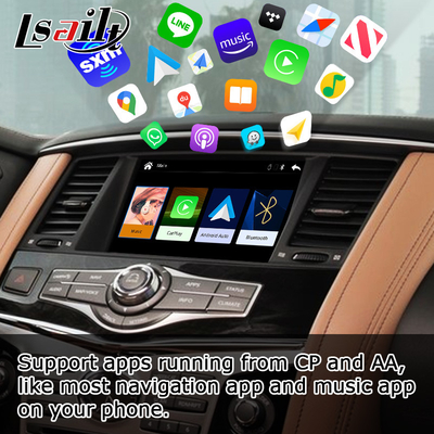 ইনফিনিটি QX80 QX56 Z62 ওয়্যারলেস কারপ্লে অ্যান্ড্রয়েড অটো মাল্টিমিডিয়া ইন্টারফেস IT08