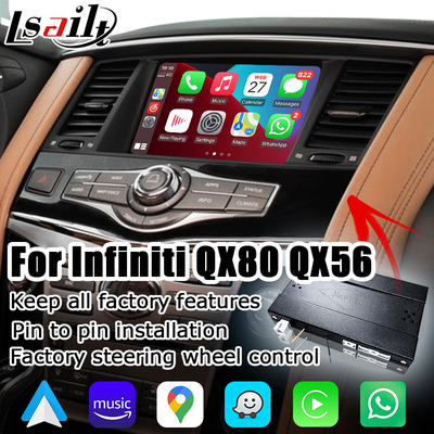 ইনফিনিটি QX80 QX56 Z62 ওয়্যারলেস কারপ্লে অ্যান্ড্রয়েড অটো মাল্টিমিডিয়া ইন্টারফেস IT08