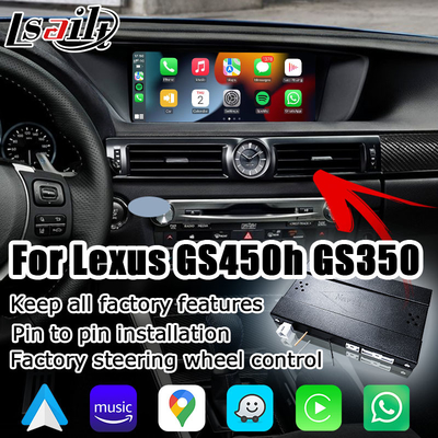 Lsailt দ্বারা Lexus GS450h GS350 GS200t-এর জন্য ওয়্যারলেস কারপ্লে অ্যান্ড্রয়েড অটো ইন্টারফেস