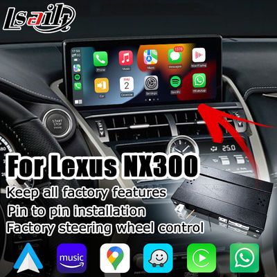 Lexus NX300 NX300h 2018 2021 ওয়্যারলেস কারপ্লে অ্যান্ড্রয়েড অটো ইন্টারফেস বক্স