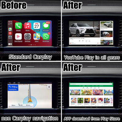 নিসান প্যাট্রোল Y62 2020 এর জন্য OEM Carplay ভিত্তিক Android ইন্টারফেস AI বক্স