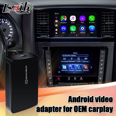 নিসান প্যাট্রোল Y62 2020 এর জন্য OEM Carplay ভিত্তিক Android ইন্টারফেস AI বক্স