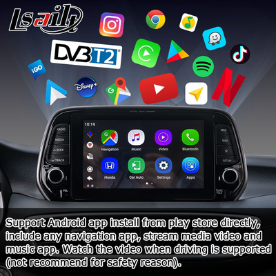 গাড়ির ভিডিও ইন্টারফেস Android 9.0 AI বক্স USB HDMI কারপ্লে সহ Hyundai Kia গাড়ির জন্য