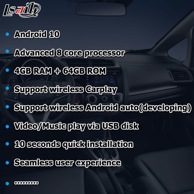 টয়োটা করোলা RAV4 ক্যামেরির জন্য 64GB কারপ্লে অ্যান্ড্রয়েড ইন্টারফেস RK3288 AI বক্স