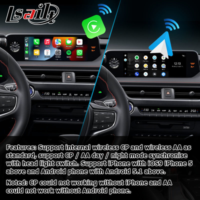 Lexus UX200 UX350h ওয়্যারলেস কারপ্লে অ্যান্ড্রয়েড অটো স্ক্রিন মিররিং মাল্টি মিডিয়া
