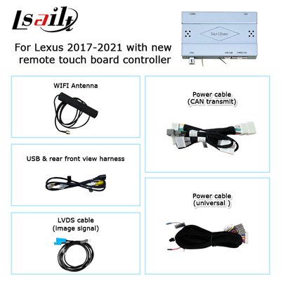 Lexus LM300h LM350 LM স্ক্রিন প্রজেকশনের জন্য ওয়্যারলেস অ্যান্ড্রয়েড অটো কারপ্লে