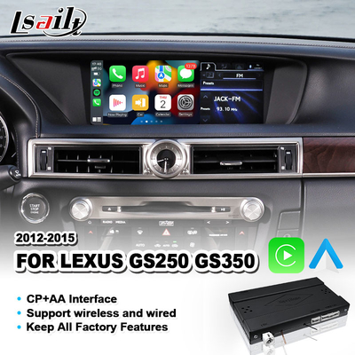 Lexus GS250 GS350 GS 350 2012-2015 এর জন্য ওয়্যারলেস অ্যান্ড্রয়েড অটো কারপ্লে ইন্টারফেস