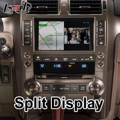 ওয়্যারলেস কারপ্লে জিপিএস নেভিগেশন সহ Lexus GX460 Android মাল্টিমিডিয়া ভিডিও ইন্টারফেস