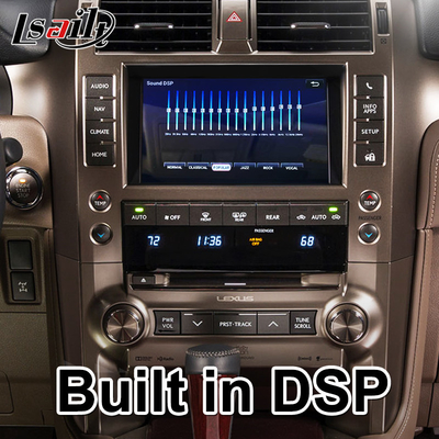 ওয়্যারলেস কারপ্লে জিপিএস নেভিগেশন সহ Lexus GX460 Android মাল্টিমিডিয়া ভিডিও ইন্টারফেস