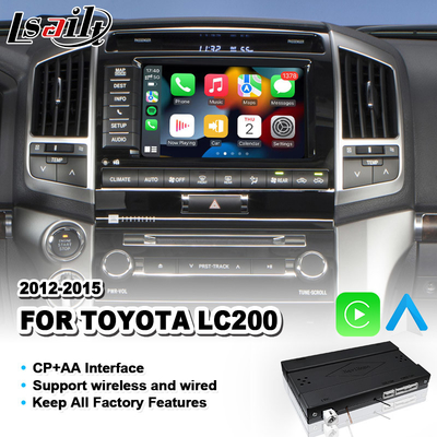 Lsailt দ্বারা ল্যান্ড ক্রুজার LC200 200 V8 2012-2015 এর জন্য টয়োটা ওয়্যারলেস কারপ্লে ইন্টারফেস