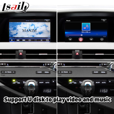 Lexus RX 270 350 450h F Sport AL10 2012-2015 এর জন্য Lsait ওয়্যারলেস কারপ্লে অ্যান্ড্রয়েড অটো ইন্টারফেস
