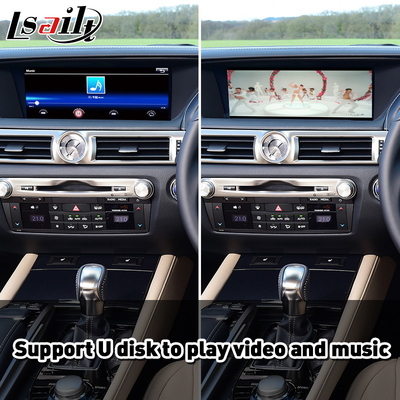 Lexus GS300h GS200t GS350 GS450h GSF GS L10 2016-2020 এর জন্য ওয়্যারলেস অ্যান্ড্রয়েড অটো কারপ্লে ইন্টারফেস