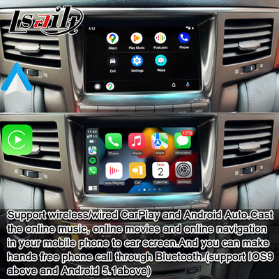Lexus LX570 2013-2015 LX460d GX460 GX400 নেভিগেশন অ্যান্ড্রয়েড অটো বক্সের জন্য ওয়্যারলেস কারপ্লে ইন্টারফেস