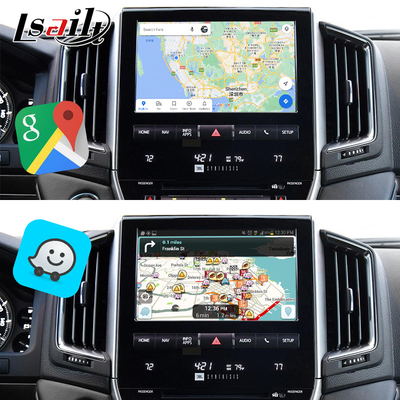 CarPlay অ্যান্ড্রয়েড মাল্টিমিডিয়া ভিডিও ইন্টারফেস ইউটিউব, নেটফ্লিক্স, ইউটিউব,গুগল ম্যাপের সাথে ল্যান্ড ক্রুজার এলসি 200 এর জন্য