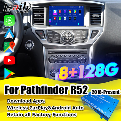 Nissan Pathfinder R52 2018-Patrol Carplay অ্যান্ড্রয়েড অটো ওয়্যারলেস মডিউলের জন্য Lsailt 8GB অ্যান্ড্রয়েড মাল্টিমিডিয়া ইন্টারফেস