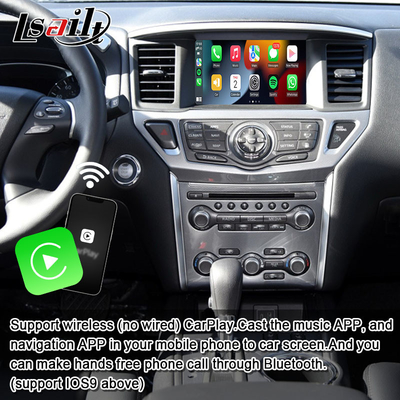 Nissan Pathfinder R52 2018-Patrol Carplay অ্যান্ড্রয়েড অটো ওয়্যারলেস মডিউলের জন্য Lsailt 8GB অ্যান্ড্রয়েড মাল্টিমিডিয়া ইন্টারফেস