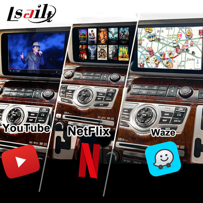 Nissan Elgrand E51 সিরিজ 3 এর জন্য Lsailt 8G অ্যান্ড্রয়েড স্মার্ট ইনফোটেইনমেন্ট মডিউল সমর্থন CarPlay, ইউটিউব, হেডরেস্ট স্ক্রিন