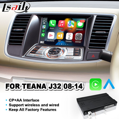 OEM ইন্টিগ্রেশন অ্যান্ড্রয়েড অটো ভিডিও ইন্টারফেস কার্প্লে নিসান টিয়ানা জে 32 2008-2014 এর জন্য