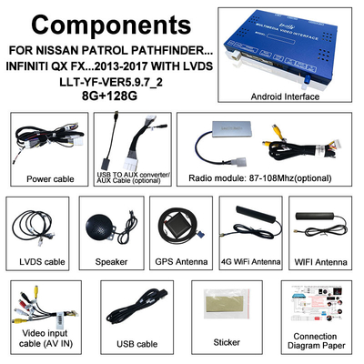 Lsailt OEM ইন্টিগ্রেশন অ্যান্ড্রয়েড মাল্টিমিডিয়া ভিডিও ইন্টারফেস পাথফাইন্ডার R51 নিসান নাভারা D40 কারপ্লে&অ্যান্ড্রয়েড অটো রিট্রফট