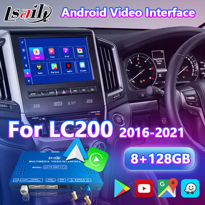 2016-2021 টয়োটা ল্যান্ড ক্রুজার LC 200 GXL VX VXR VX-R সাহারা LC200 এর জন্য Lsailt অ্যান্ড্রয়েড মাল্টিমিডিয়া ভিডিও ইন্টারফেস