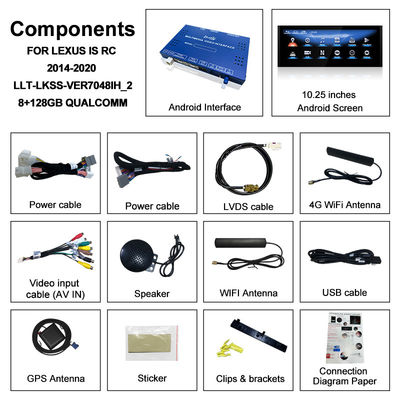 এলএলটি-এলকেএসএস-পিএম7048আইএইচ লেক্সাস অ্যান্ড্রয়েড স্ক্রিন