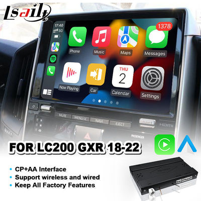 4+64GB GXR GPS নেভিগেশন বক্স, টয়োটা ল্যান্ড ক্রুজার LC200 GX-R-এর জন্য অ্যান্ড্রয়েড কারপ্লে ইন্টারফেস