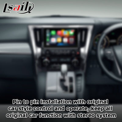 টয়োটা আলফার্ড ভেলফায়ার এএইচ৩০ সিরিজ খাঁটি ওএম স্টাইল কারপ্লে অ্যান্ড্রয়েড অটো বক্স 2015-2022 মডেল